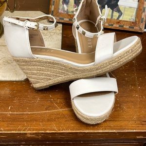 White espadrilles